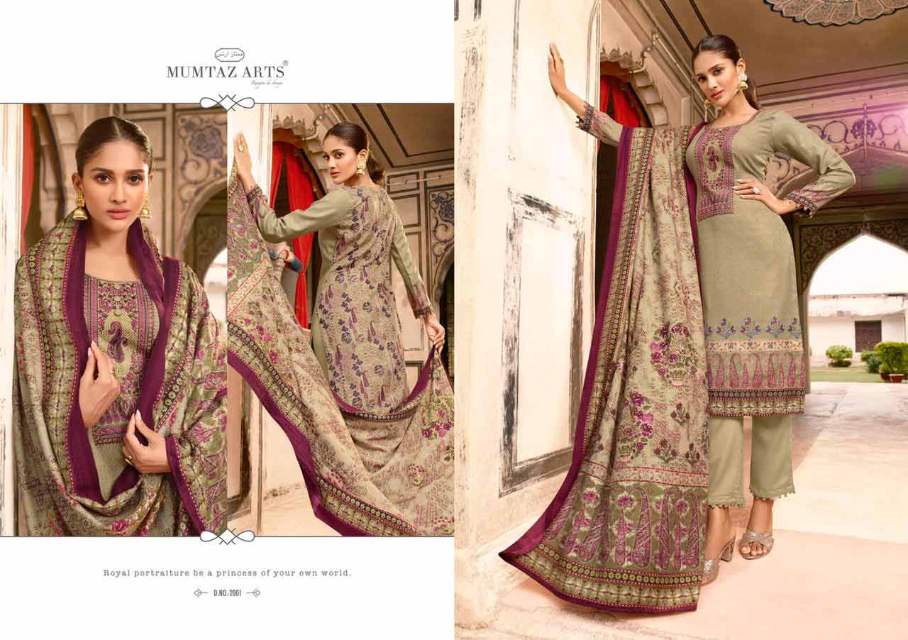 Mumtaz Art Cashmere Vol 1 Karachi Work Suit Mumtaz Art Cashmere Vol 1 Karachi Work Suit